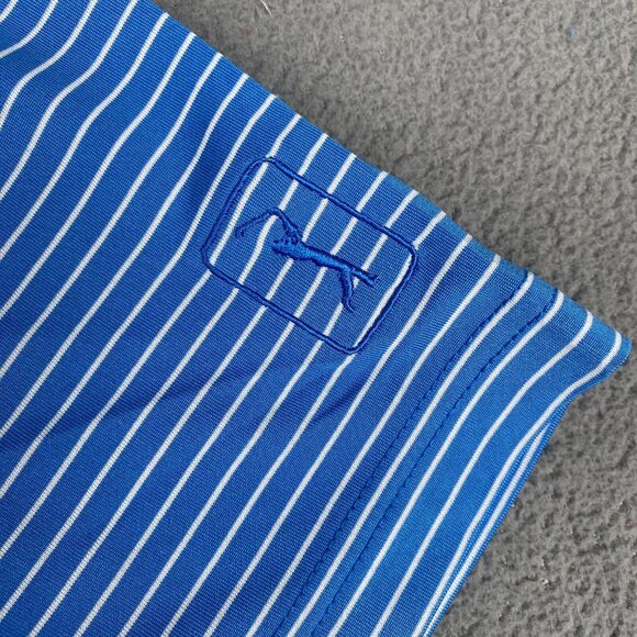 PGA TOUR Striped Polo Shirt Men’s Size XL Blue,Golf,Sun Protection NWT $62 - Picture 10 of 12